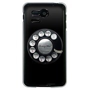 107SH-YCM2P0345-78 [SoftBank 107SH PANTONE 5用 カバー 黒電話]