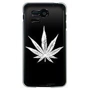 107SH-YCM2P0392-78 [SoftBank 107SH PANTONE 5用 カバー BlackLeaves]