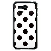 107SH-YCM2P0396-78 [SoftBank 107SH PANTONE 5用 カバー DotPatternクラシックBigホワイト]