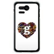 107SH-YCM2P0464-78 [SoftBank 107SH PANTONE 5用 カバー LovegramFlowerHeartwhite]