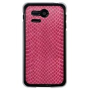 SoftBank 107SH PANTONE 5用 カバー ヘビ柄レッドミックス 107SH-YCM2P0527-78