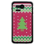 107SH-YCM2P0598-78 [SoftBank 107SH PANTONE 5用 カバー スウェーデンクリスマスグラフィックA]