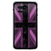 107SH-YCM2P0601-78 [SoftBank 107SH PANTONE 5用 カバー ユニオンジャックコレクショングレーカラーズ♯10パープル]