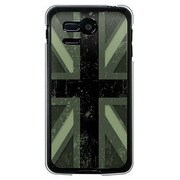 107SH-YCM2P0605-78 [SoftBank 107SH PANTONE 5用 カバー ユニオンジャックコレクショングレーカラーズ♯50ダークグリーン]
