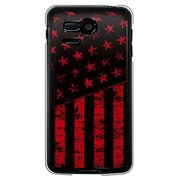 107SH-YCM2P0642-78 [SoftBank 107SH PANTONE 5用 カバー ブラックアメリカンフラッグLAカラーズ♯20コロラドレッド]