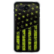 107SH-YCM2P0644-78 [SoftBank 107SH PANTONE 5用 カバー ブラックアメリカンフラッグLAカラーズ♯40バージニアグリーン]