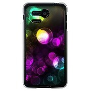 107SH-YCM2P0681-78 [SoftBank 107SH PANTONE 5用 カバー レインボーリングドットグラフィックB]