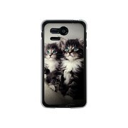 107SH-YCM2P0685-78 [SoftBank 107SH PANTONE 5用 カバー PictureCollectionsキャットペア猫の姉妹]
