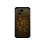 107SH-YCM2P0691-78 [SoftBank 107SH PANTONE 5用 カバー クラシックパターンデザインダークゴールド]