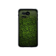 107SH-YCM2P0692-78 [SoftBank 107SH PANTONE 5用 カバー クラシックパターンデザインダークグリーン]