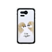 107SH-YCM2P0722-78 [SoftBank 107SH PANTONE 5用 カバー PictureCollectionsシロクマのトモダチ]