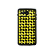 107SH-YCM2P0753-78 [SoftBank 107SH PANTONE 5用 カバー 千鳥格子デザインA-Yellow]