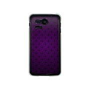 107SH-YCM2P0763-78 [SoftBank 107SH PANTONE 5用 カバー クラシックパターンデザインクイーンパープル]