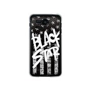 107SH-YCM2P0795-78 [SoftBank 107SH PANTONE 5用 カバー BlackAmericanBLACKSTAR]