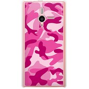 SoftBank 200SH PANTONE 6用 カバー カモ柄アーミーピンク 200SH-YCM2P0339-78