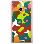 SoftBank 200SH PANTONE 6用 カバー ルーズフラワーコレクションアーミー 200SH-YCM2P0355-78