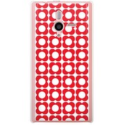 SoftBank 200SH PANTONE 6用 カバー ノストラジックレッドフラワー 200SH-YCM2P0359-78