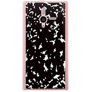 SoftBank 200SH PANTONE 6用 カバー ブラックエンボス 200SH-YCM2P0365-78