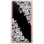 SoftBank 200SH PANTONE 6用 カバー モノクロームハイビスカス 200SH-YCM2P0378-78