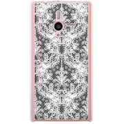 SoftBank 200SH PANTONE 6用 カバー ゴシックレース柄ホワイト 200SH-YCM2P0408-78