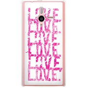 SoftBank 200SH PANTONE 6用 カバー LOVE.LOVE.LOVE.TheWhite 200SH-YCM2P0470-78
