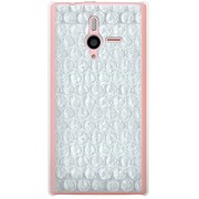 SoftBank 200SH PANTONE 6用 カバー ぷちぷちフェイクPhoneシルバー 200SH-YCM2P0512-78