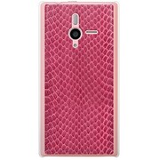 SoftBank 200SH PANTONE 6用 カバー ヘビ柄レッドミックス 200SH-YCM2P0527-78