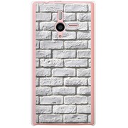 SoftBank 200SH PANTONE 6用 カバー レンガパターンホワイトA 200SH-YCM2P0571-78