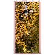 SoftBank 200SH PANTONE 6用 カバー ゴールドドラゴン金龍 200SH-YCM2P0597-78