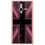 SoftBank 200SH PANTONE 6用 カバー ユニオンジャックコレクショングレーカラーズ♯20ダークピンク 200SH-YCM2P0602-78