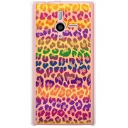 SoftBank 200SH PANTONE 6用 カバー ヒョウ柄パッションカラーズ♯20サバンナレインボー 200SH-YCM2P0640-78