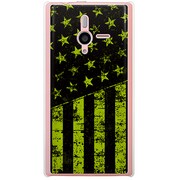SoftBank 200SH PANTONE 6用 カバー ブラックアメリカンフラッグLAカラーズ♯40バージニアグリーン 200SH-YCM2P0644-78
