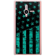 SoftBank 200SH PANTONE 6用 カバー ブラックアメリカンフラッグLAカラーズ♯50テキサスミント 200SH-YCM2P0645-78