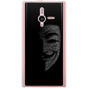 SoftBank 200SH PANTONE 6用 カバー アノニマスフェイスAワールドワード 200SH-YCM2P0670-78