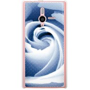 SoftBank 200SH PANTONE 6用 カバー ローズポイントグラフィックスブルーシャドー 200SH-YCM2P0672-78