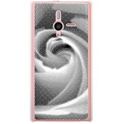 SoftBank 200SH PANTONE 6用 カバー ローズポイントグラフィックスモノクロームシャドー 200SH-YCM2P0676-78