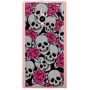 SoftBank 200SH PANTONE 6用 カバー Skull's＆RoseB 200SH-YCM2P0748-78
