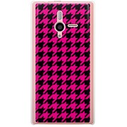 SoftBank 200SH PANTONE 6用 カバー 千鳥格子デザインA-Pink 200SH-YCM2P0752-78