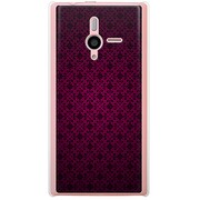 SoftBank 200SH PANTONE 6用 カバー クラシックパターンデザインクイーンマゼンタ 200SH-YCM2P0759-78