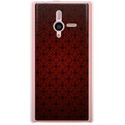 SoftBank 200SH PANTONE 6用 カバー クラシックパターンデザインクイーンレッド 200SH-YCM2P0760-78