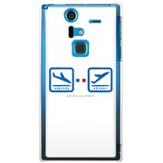 SoftBank 201F ARROWS A用 カバー AIR-LineシリーズタッチダウンGo！ 201F-YCM2P0260-78
