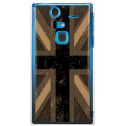 SoftBank 201F ARROWS A用 カバー ユニオンジャックコレクショングレーカラーズ♯30エッジオレンジ 201F-YCM2P0603-78