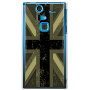 SoftBank 201F ARROWS A用 カバー ユニオンジャックコレクショングレーカラーズ♯40デザートグリーン 201F-YCM2P0604-78