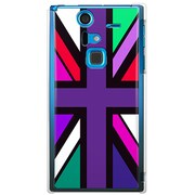 SoftBank 201F ARROWS A用 カバー ユニオンジャックコレクションVibidカラーズ♯20リオグリーンミックス 201F-YCM2P0634-78