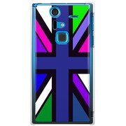 SoftBank 201F ARROWS A用 カバー ユニオンジャックコレクションVibidカラーズ♯30リオブルース 201F-YCM2P0635-78