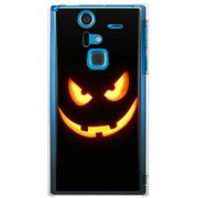 SoftBank 201F ARROWS A用 カバー ハロウィンパンプキンブラックナイツ 201F-YCM2P0704-78