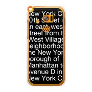 SoftBank 201K HONEY BEE用 カバー NewYorkTypographyブラック 201K-YCM2P0091-78