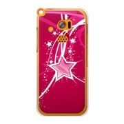 201K-YCM2P0125-78 [SoftBank 201K HONEY BEE用 カバー ワインレッドスター]