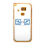 SoftBank 201K HONEY BEE用 カバー AIR-LineシリーズタッチダウンGo！ 201K-YCM2P0260-78