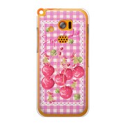 SoftBank 201K HONEY BEE用 カバー ハッピーチェリーライン 201K-YCM2P0296-78